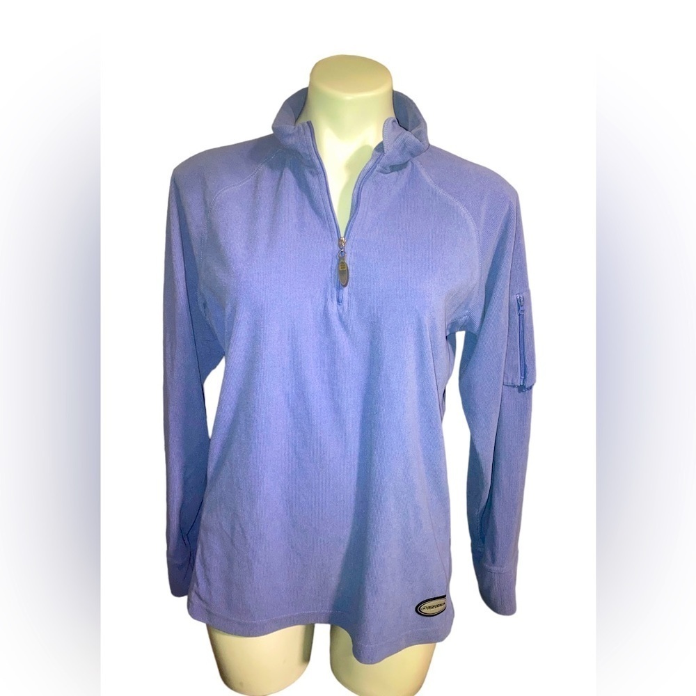 Performance Women’s Large Light Purple 1/4 Zip Athletic Sweatshirt Jacket